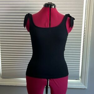 Black strapped summer xs shirt from Banana Republic.